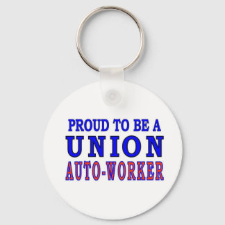 UNION AUTO- WORKER KEYCHAIN