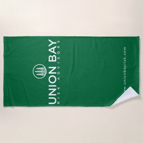 Union Bay Risk Advisors Beach Towel _ Green