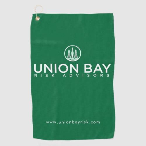 Union Bay Risk Advisors Golf Towel _ Green