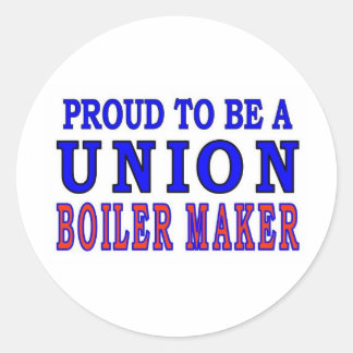UNION BOILER MAKER CLASSIC ROUND STICKER