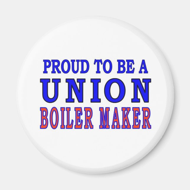 UNION BOILER MAKER MAGNET (Front)