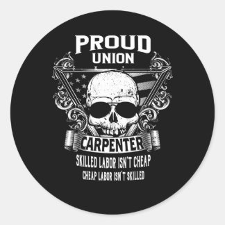 Union Carpenter Classic Round Sticker