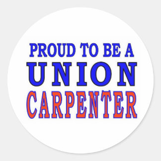 UNION CARPENTER CLASSIC ROUND STICKER