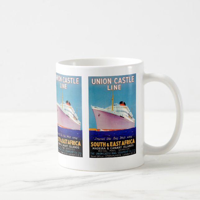 Union Castle ~ The Big Ship Way Coffee Mug (Right)