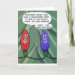 Union Christmas Lights Funny Card at Zazzle
