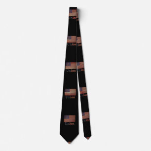 Union Civil War Flag ✨ Vintage Historical Tie