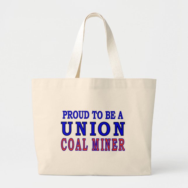 UNION COAL MINER LARGE TOTE BAG (Front)