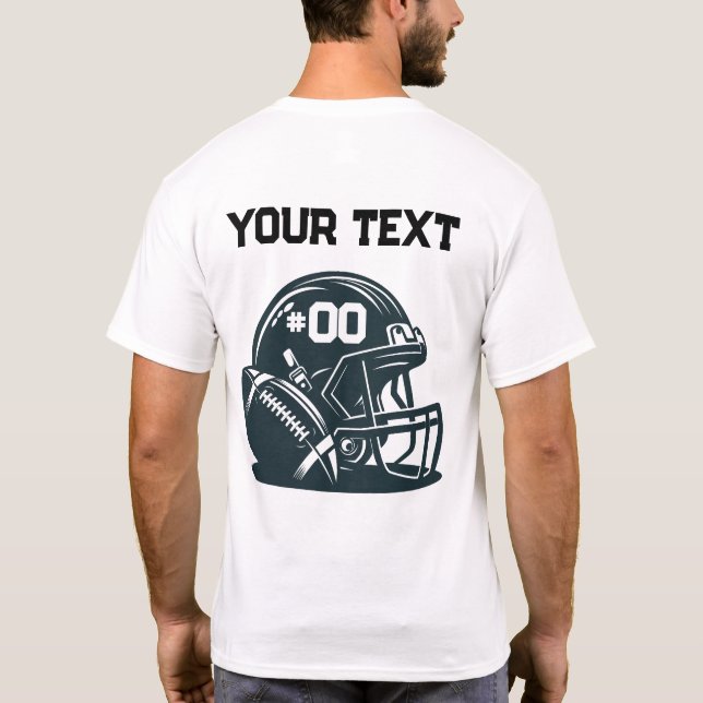 Union County Football player shirt customizable (Back)