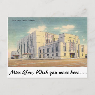 Union Depot, Omaha, Nebraska Postcard