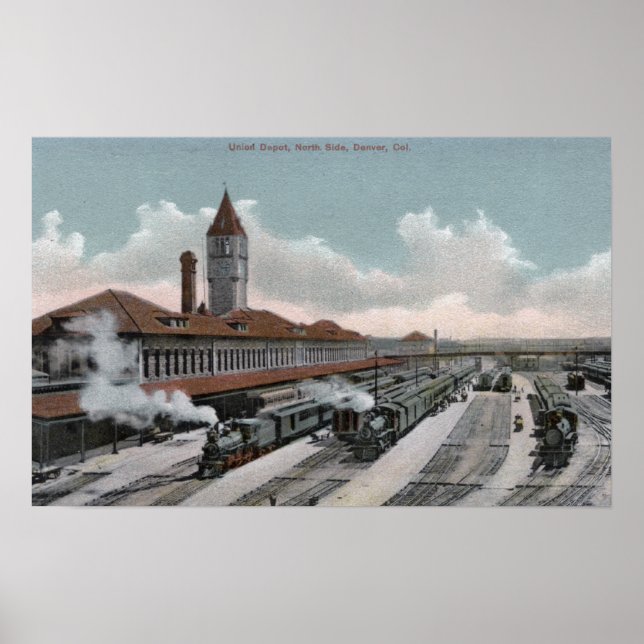Union Depot Railroad North Side Poster (Front)