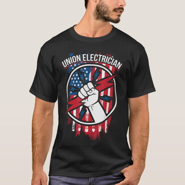 Union Electrician Apparel T-Shirt (Front)