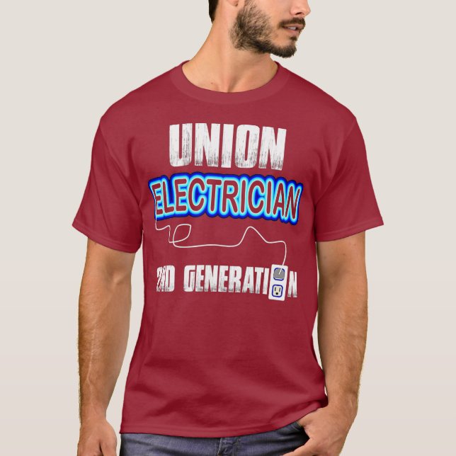 Union Electrician Tee Electrical Workers 2nd Gen (Front)