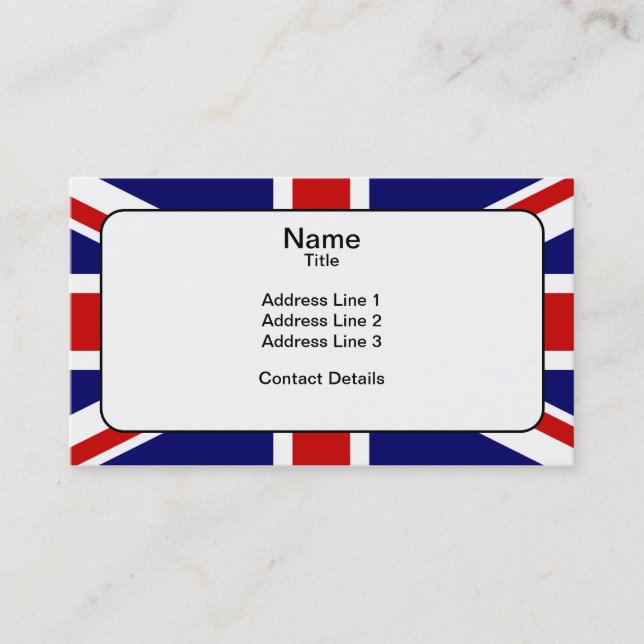 Union Flag Business Card (Front)