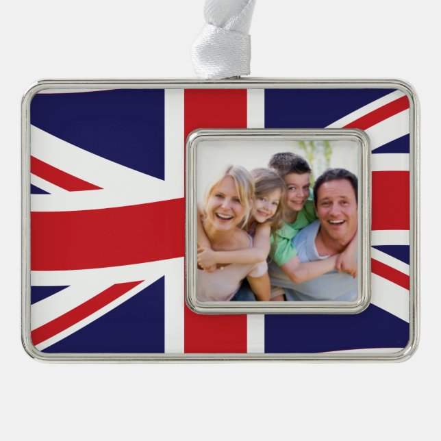Union Flag Christmas Ornament (Front)