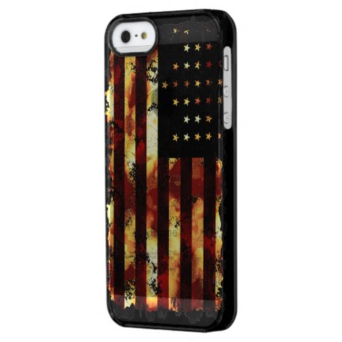 Union Flag Civil War Stars and Stripes Clear iPhone SE55s Case