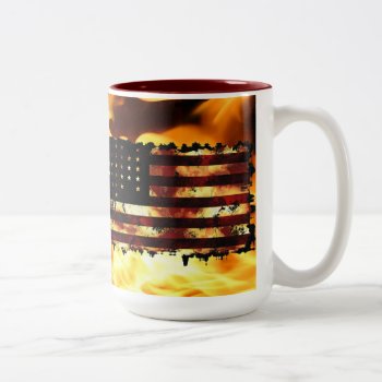 Union Flag  Civil War  Stars & Stripes  Usa Two-tone Coffee Mug by EarthGifts at Zazzle