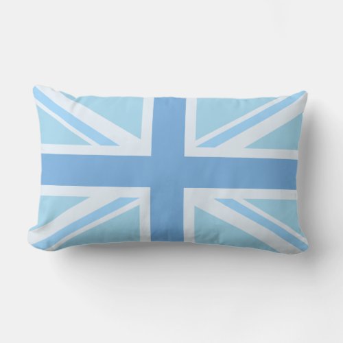 Union FlagJack Design Blues Lumbar Pillow
