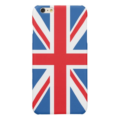 Union FlagJack Design Glossy iPhone 6 Plus Case