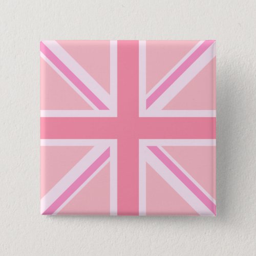 Union FlagJack Design Pinks Button