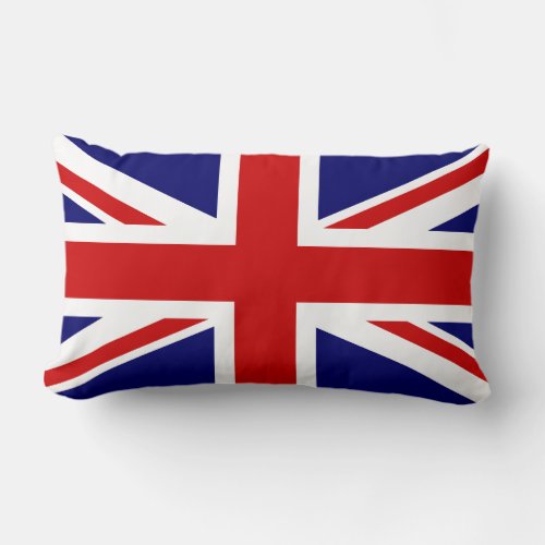 Union flag lumbar pillow