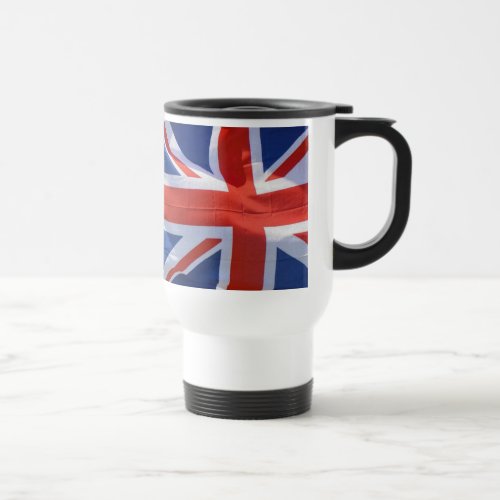 Union Flag or Union Jack for British Patriots Travel Mug