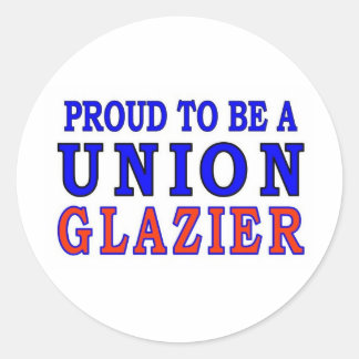 UNION GLAZIER CLASSIC ROUND STICKER