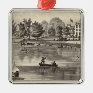 Union House, Squan, NJ Metal Ornament