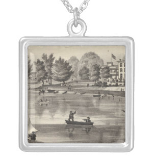 Union House, Squan, NJ Silver Plated Necklace