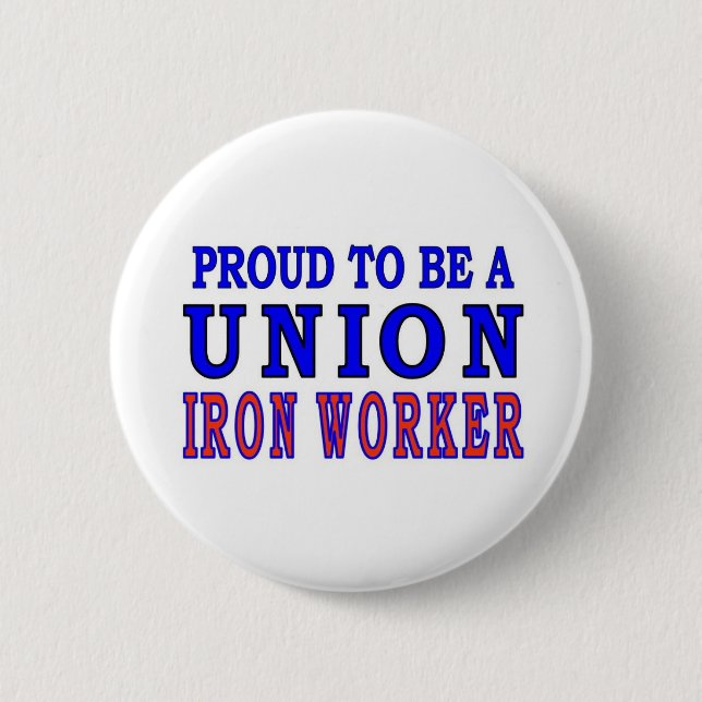 UNION IRON WORKER BUTTON (Front)