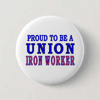 UNION IRON WORKER BUTTON