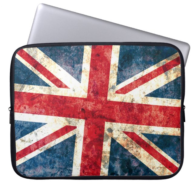 Union Jack 15" Laptop Sleeve (Front)