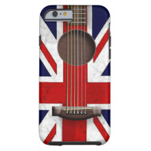 Union Jack Acoustic Guitar iPhone 6 iPhone 6 Case