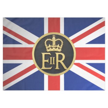 Union Jack And Royal Jubilee Insignia. Tablecloth by Impactzone at Zazzle