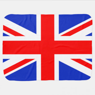 "UNION JACK" BABY BLANKET