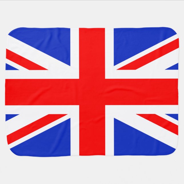 "UNION JACK" BABY BLANKET (Horizontal)
