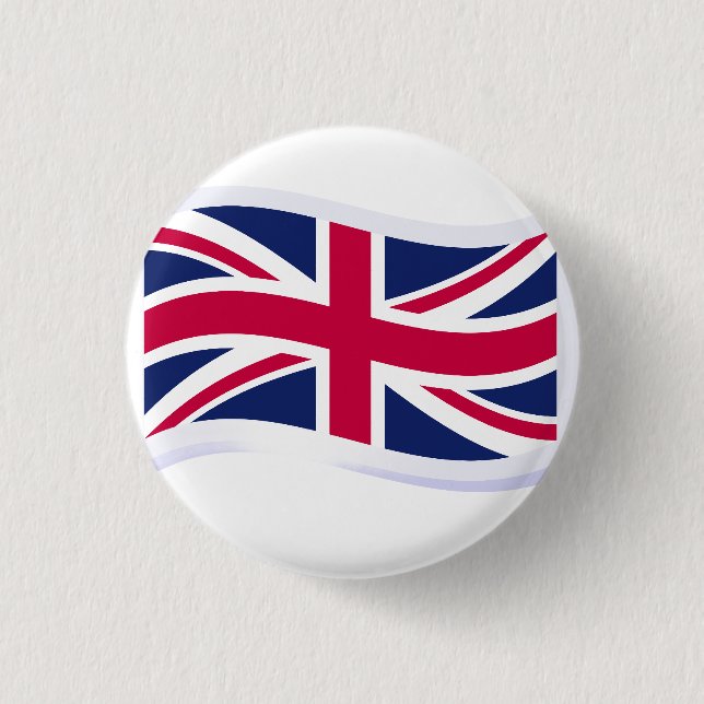 Union Jack Badge Button (Front)