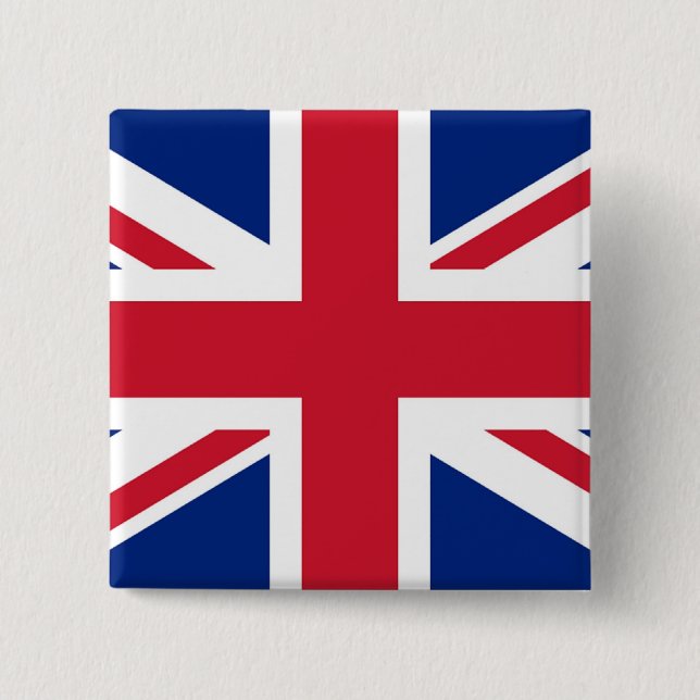 Union Jack - badge Pinback Button (Front)