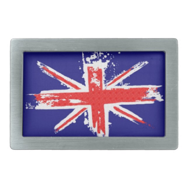 Union Jack Belt Buckle (Front)