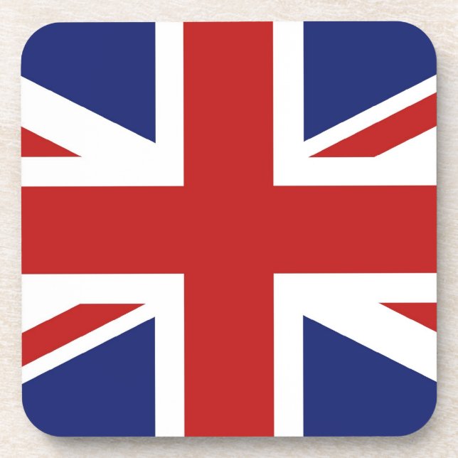 Union Jack Beverage Coaster (Front)