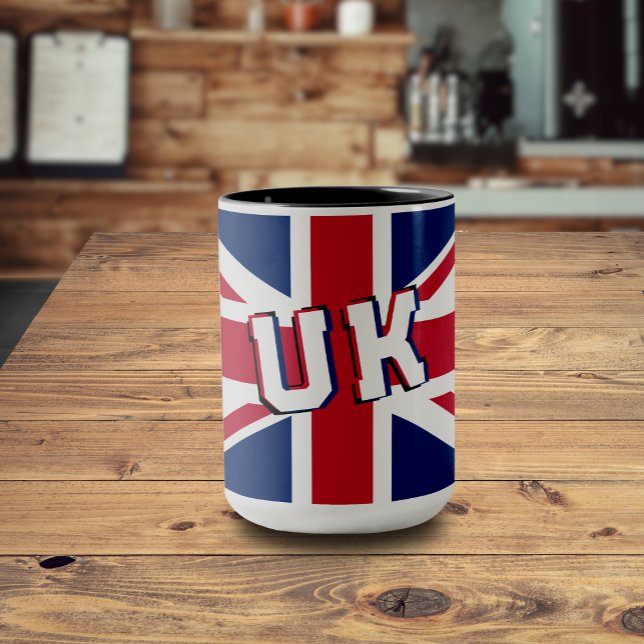 Union Jack Big Text Mug (Creator Uploaded)