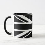 Union Jack ~ Black And White Mug at Zazzle
