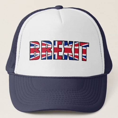 Union Jack Brexit W_NB Trucker Hat