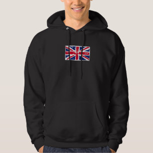 UNION JACK BRITIAN FLAG STAMP GRAPHIC Premium Hoodie