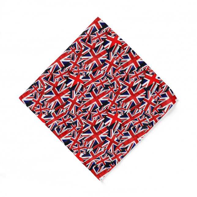Union Jack British England UK Flag Bandana (Front)