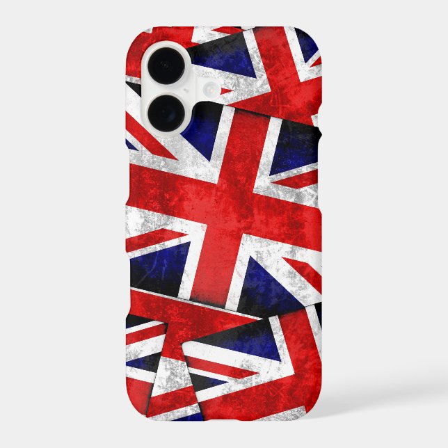 Union Jack British England UK Flag iPhone Case (Back)