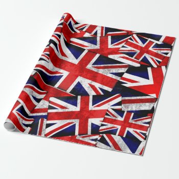 Union Jack British England Uk Flag Wrapping Paper by gravityx9 at Zazzle