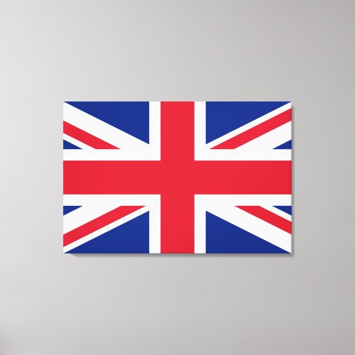 Union Jack  British Flag Canvas Print