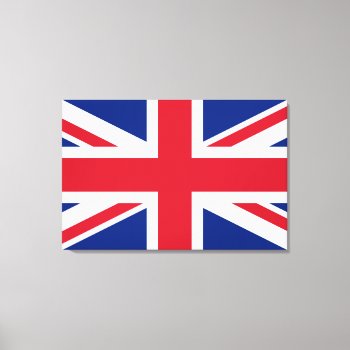 Union Jack ~ British Flag Canvas Print by SunshineDazzle at Zazzle