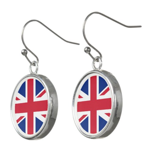 Union Jack  British flag Earrings