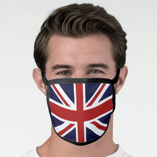 Union Jack British Flag Face Mask (Worn Him)